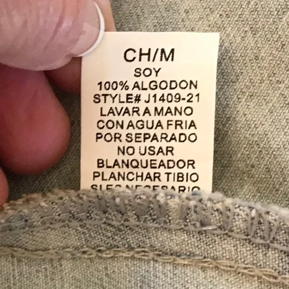 FESTIVAL 🔥 CONCERT RHINESTONE FRINGE 100% COTTON DENIM JACKET - Picture 12 of 14